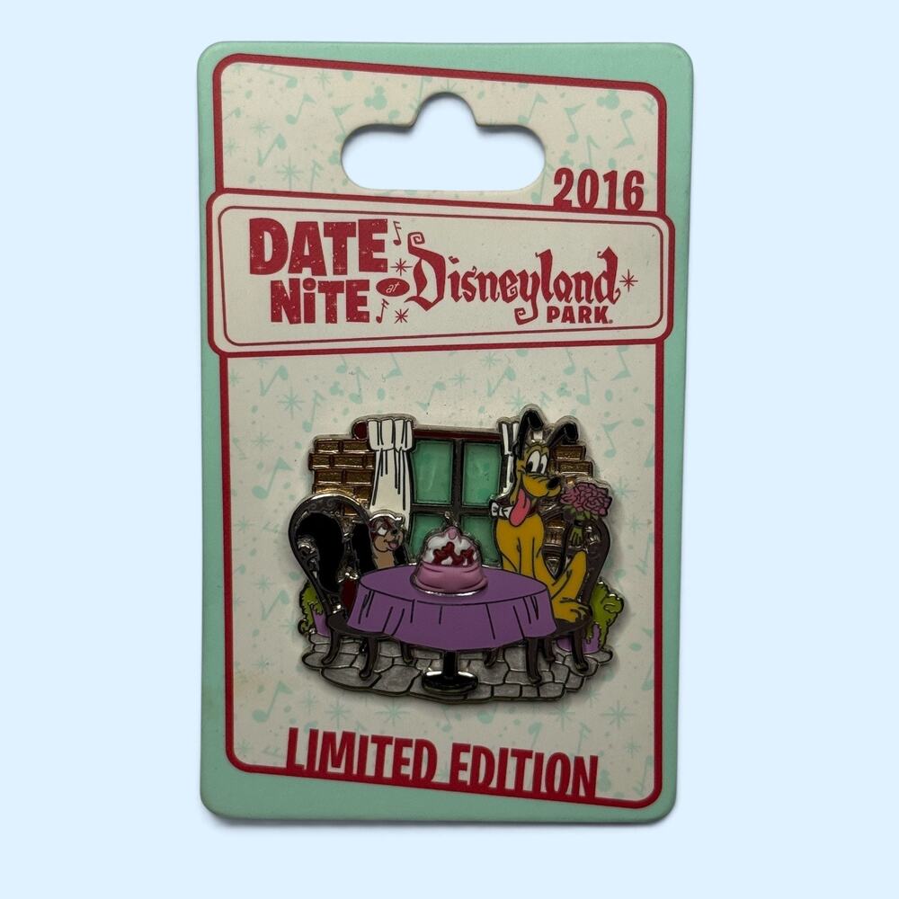 DISNEY PARKS Disneyland DATE NITE 2016 Pluto Fifi LE 1000 Pin HTF RARE